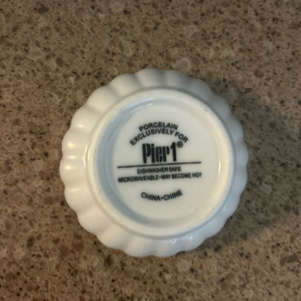 PIER 1 | Porcelain Condiment Dish - Picture 4 of 6